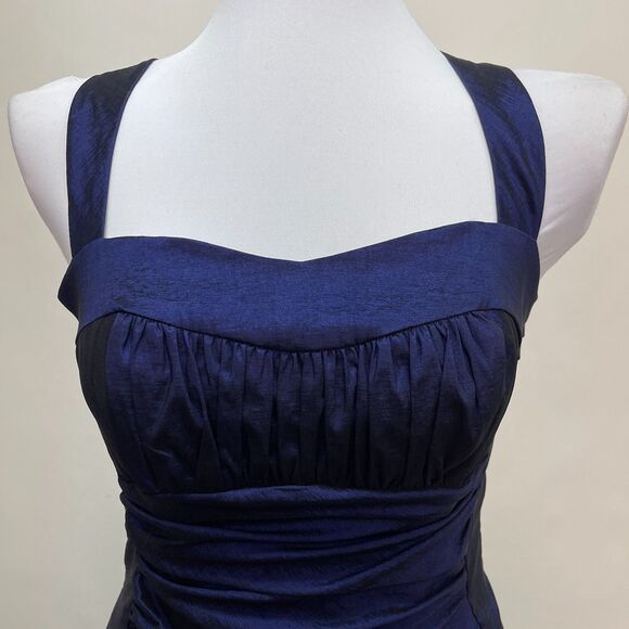 Jessica McClintock Women's Dress Size 4 Purple Sleeveless - Picture 2 of 8